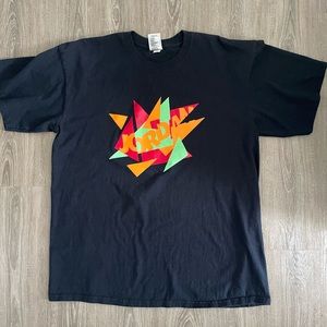 Retro AIR JORDAN Hare Space Jam Graphic Print T-shirt, sz XL